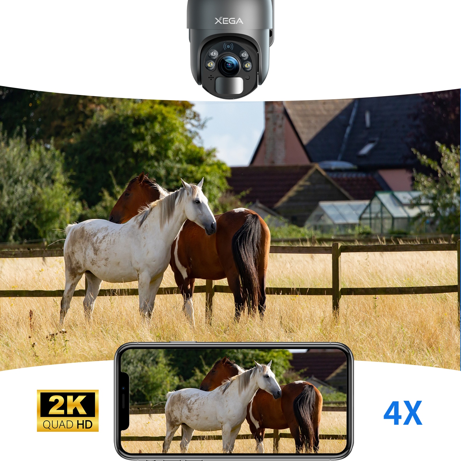 KAMERA SOLARNA ZEWNĘTRZNA NA KARTĘ SIM 4G 2K 3MP Stan opakowania oryginalne