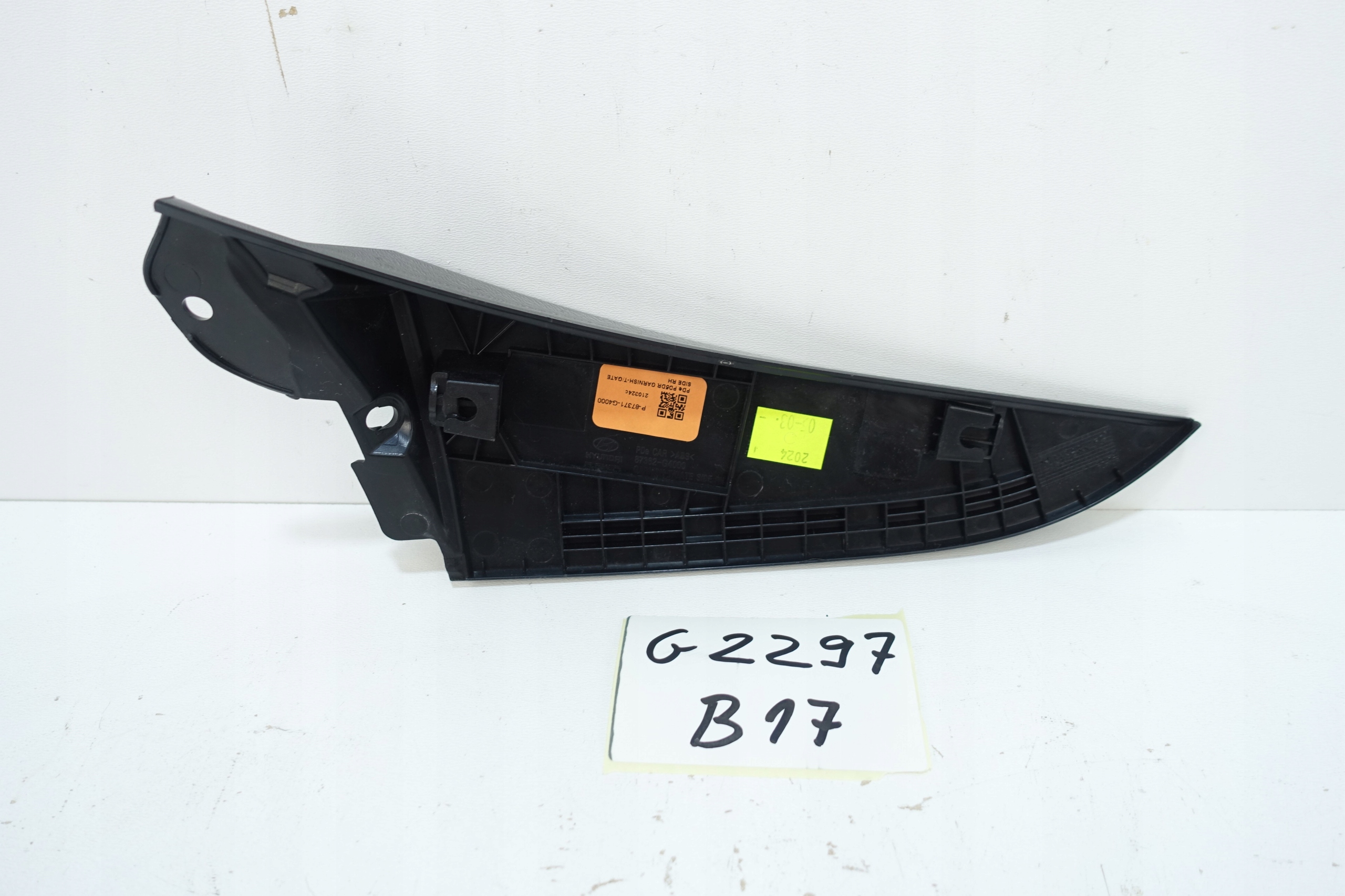 HYUNDAI I30 III HB 2017- SPOILER moulding bonnet boot 87362-G4000