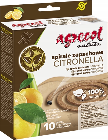

Spirale Na Komary Zapachowe Naturalna Agrecol x10