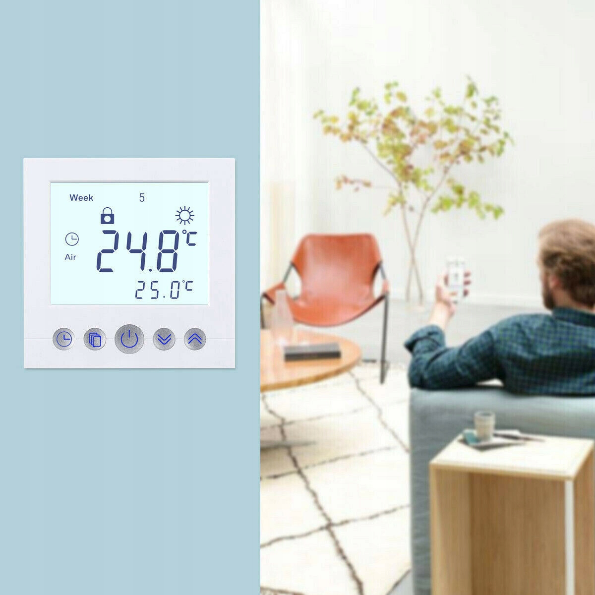 16A 2SZT TERMOSTAT Pokojowy Regulator temperatury Rodzaj inny rodzaj