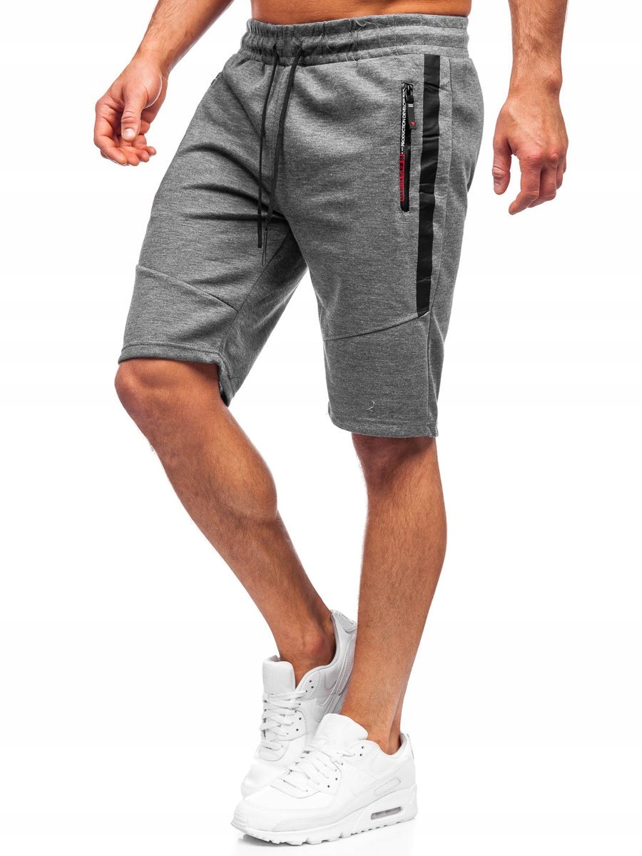 

Spodenki Męskie Dresowe Grafitowe JX137 DENLEY_2XL