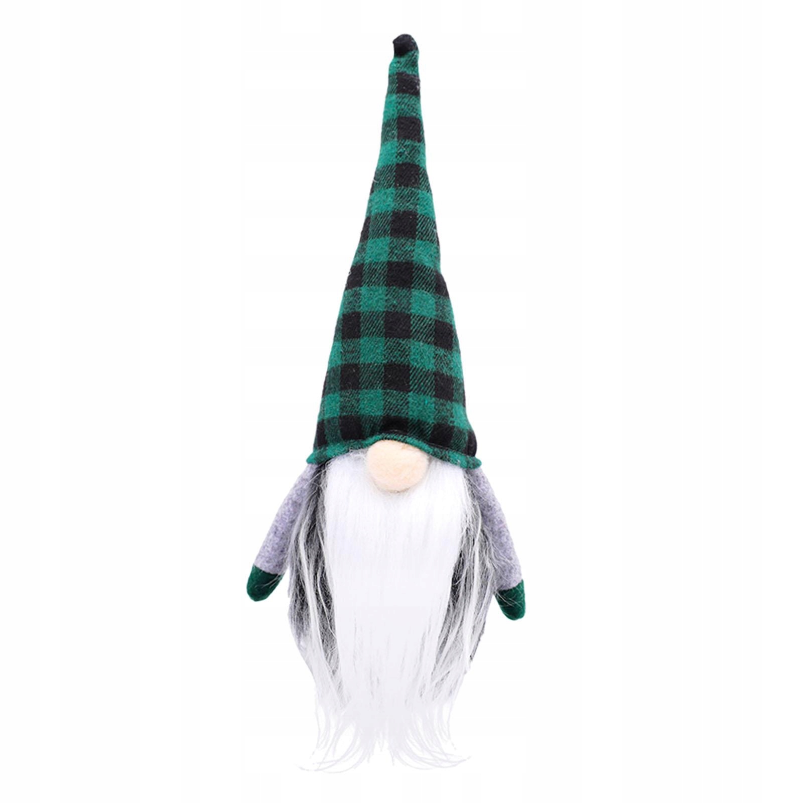 Świąteczne ręcznie robione, świąteczne dekoracje elfów zielone Marka bez marki