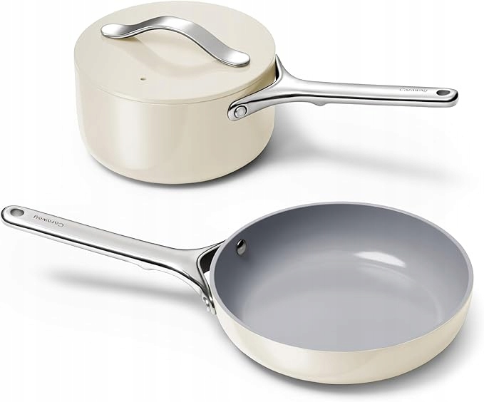 Mini Duo Caraway Zestaw Ceramiczna patelnia i rondel organizer