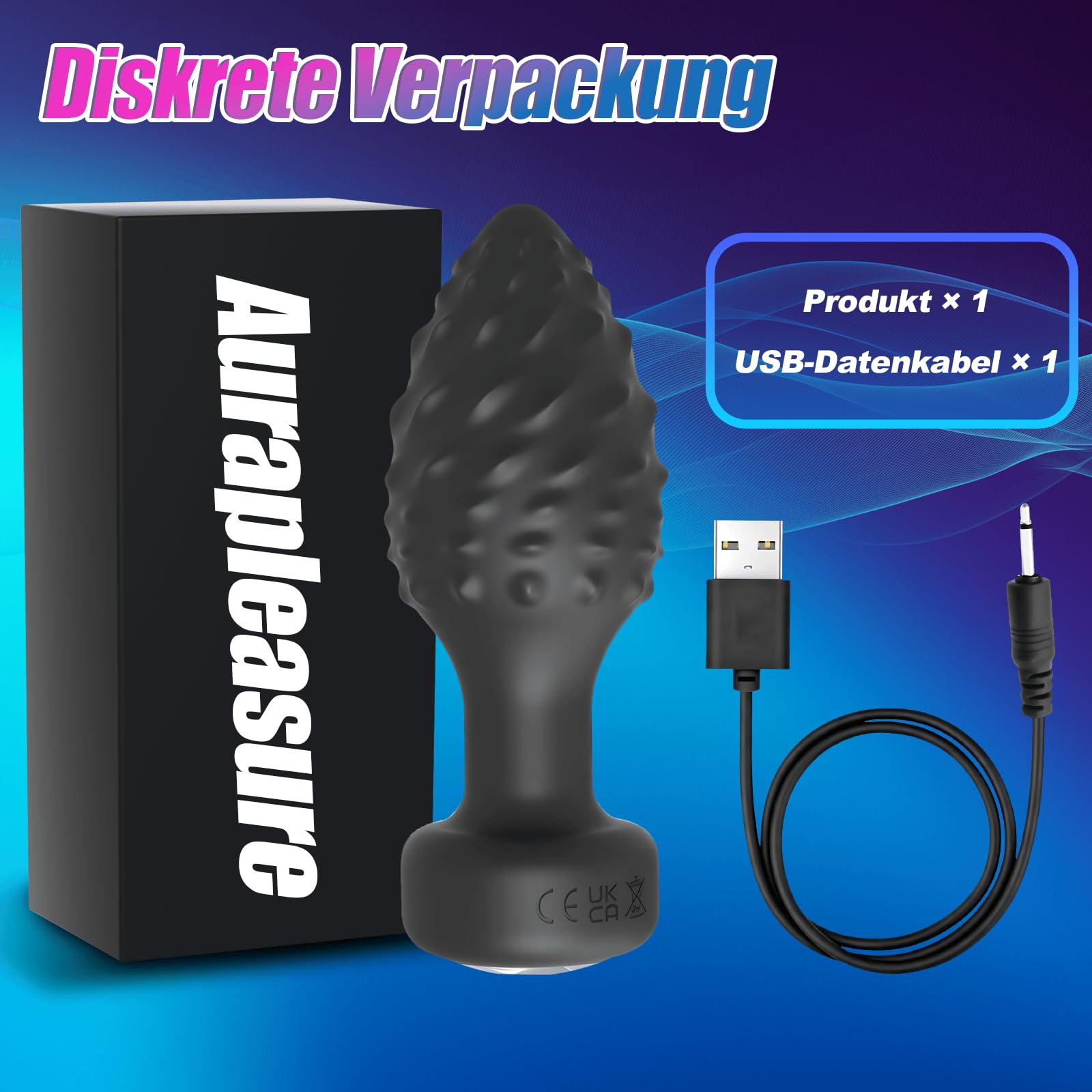 ANALPLUG Wibrator Prostata Masażer Dla Mężczyzn i Kobiet Z Aplikacją — miniatura 9