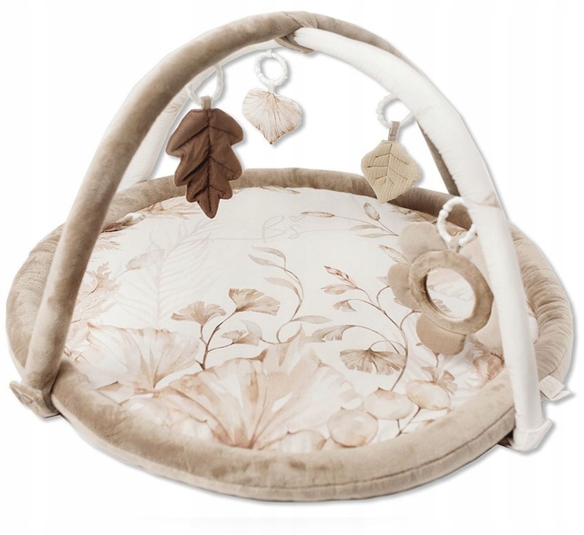 MATA NIEMOWLĘCA DO ZABAWY BABYSTEPS BOHO Z PAŁĄKAMI