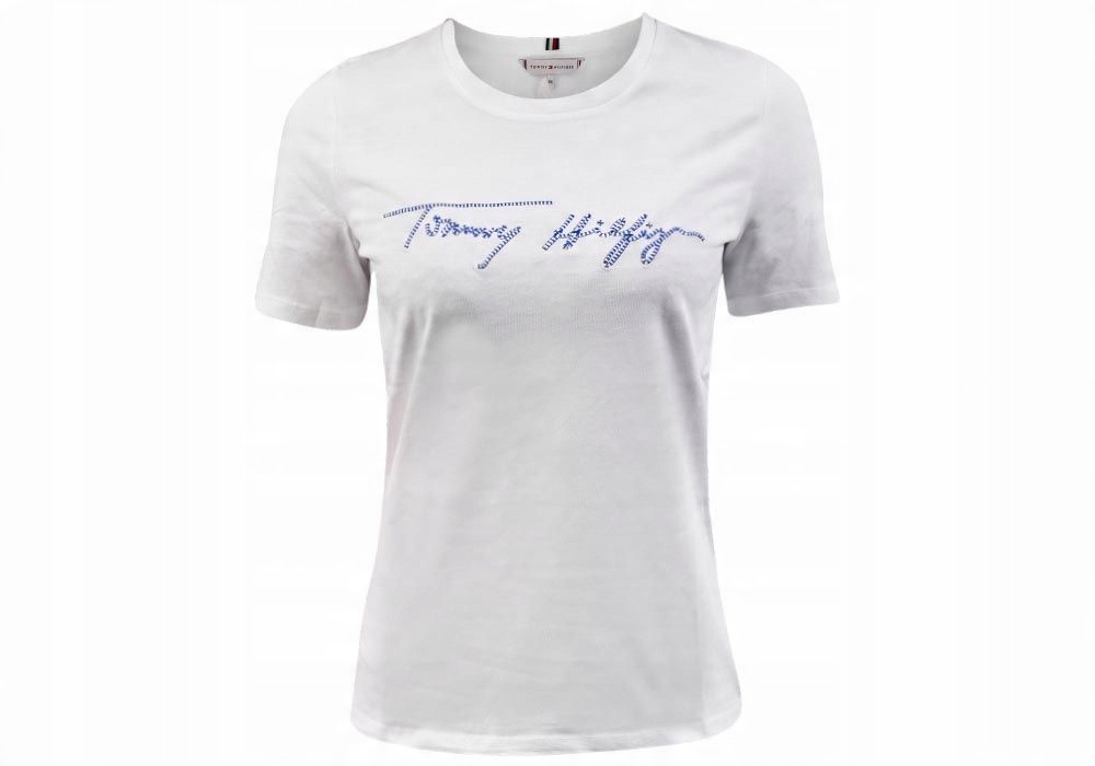 

Tommy Hilfiger Koszulka T-shirt Script White R:s