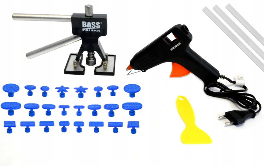 ZESTAW NAPRAWCZY PDR USUWANIA WGNIECEN KAROSERII Brand BASS POLSKA