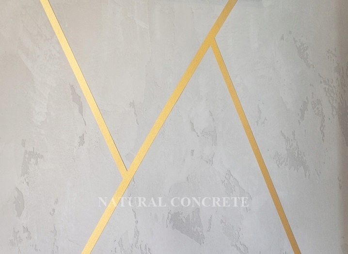 

Beton Dekoracyjny Tynk Złote Pasy 15m2