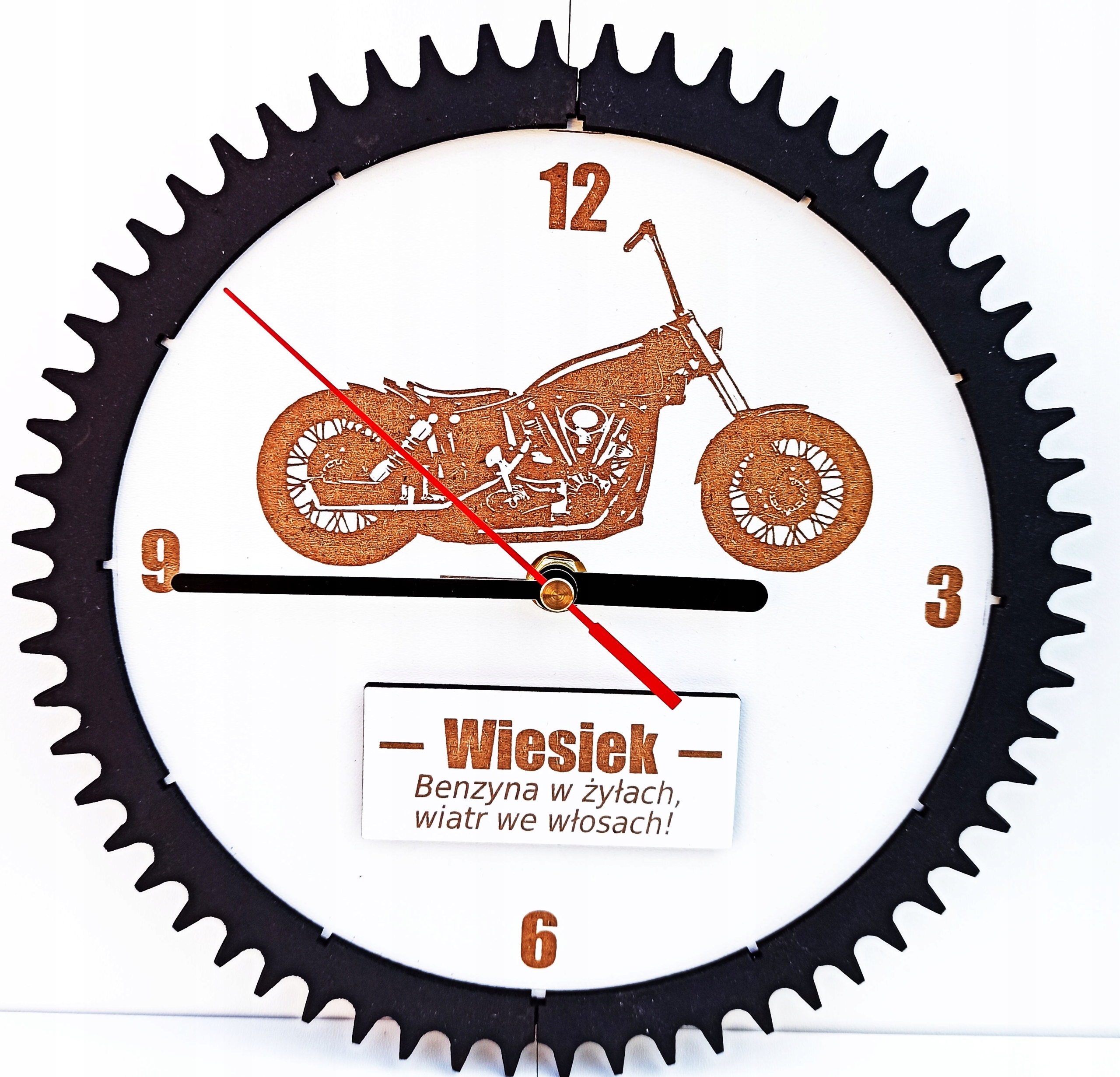 UPOMINEK DLA MOTOCYKLISTY ZEGAR MOTOCYKLOWY GRAWER