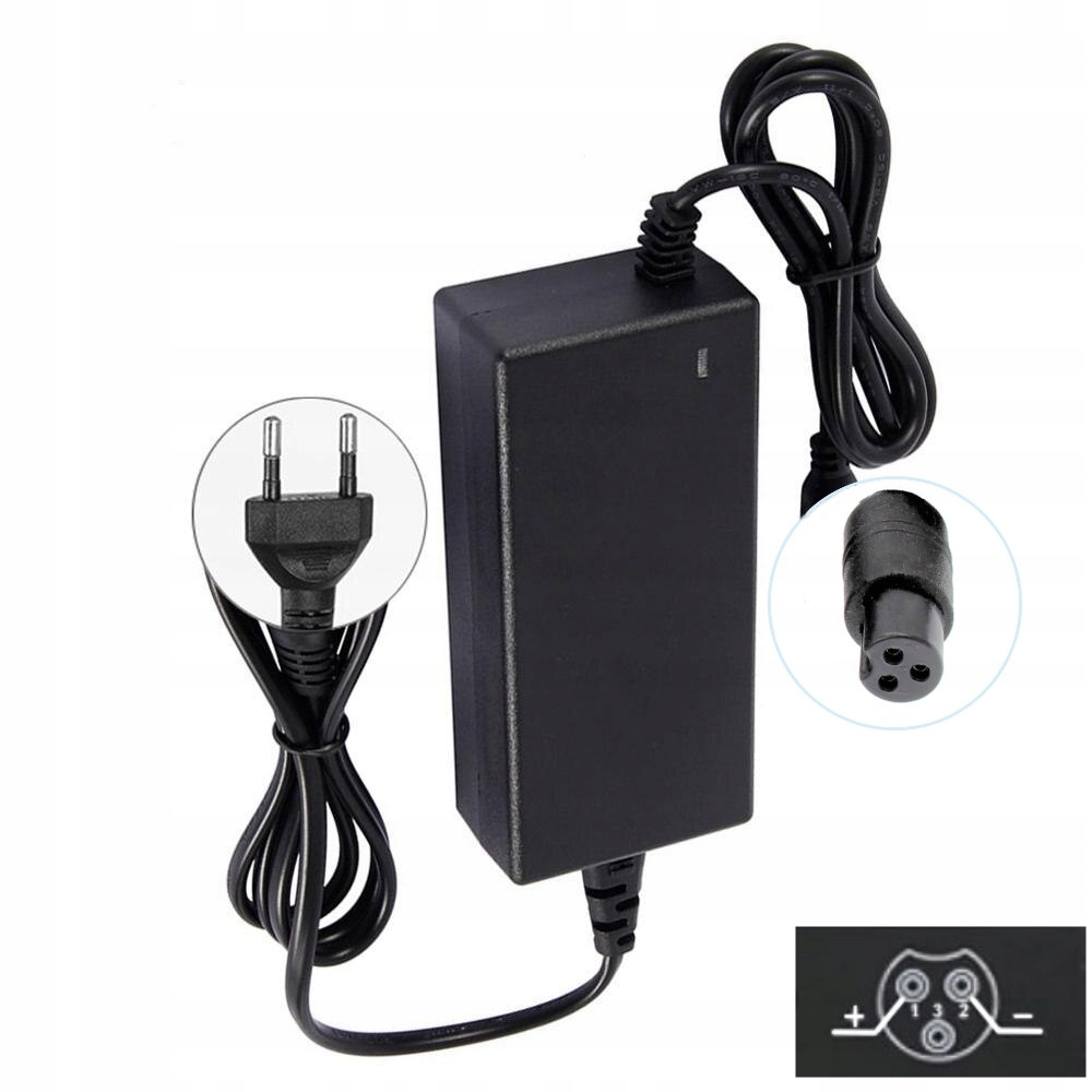 ŁADOWARKA DO DESKOROLKI ELEKTRYCZNEJ 42V 2A 9 MM