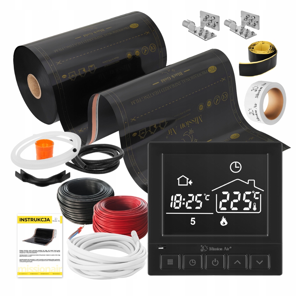 Set Fólia vyhrievacia podložka Infračervená 2,5 m² 160 W