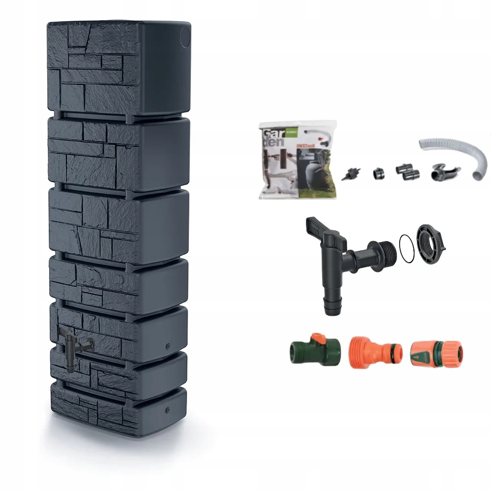 Zbiornik na deszczówkę TOWER STONE IDTST350 | Antracyt — 17