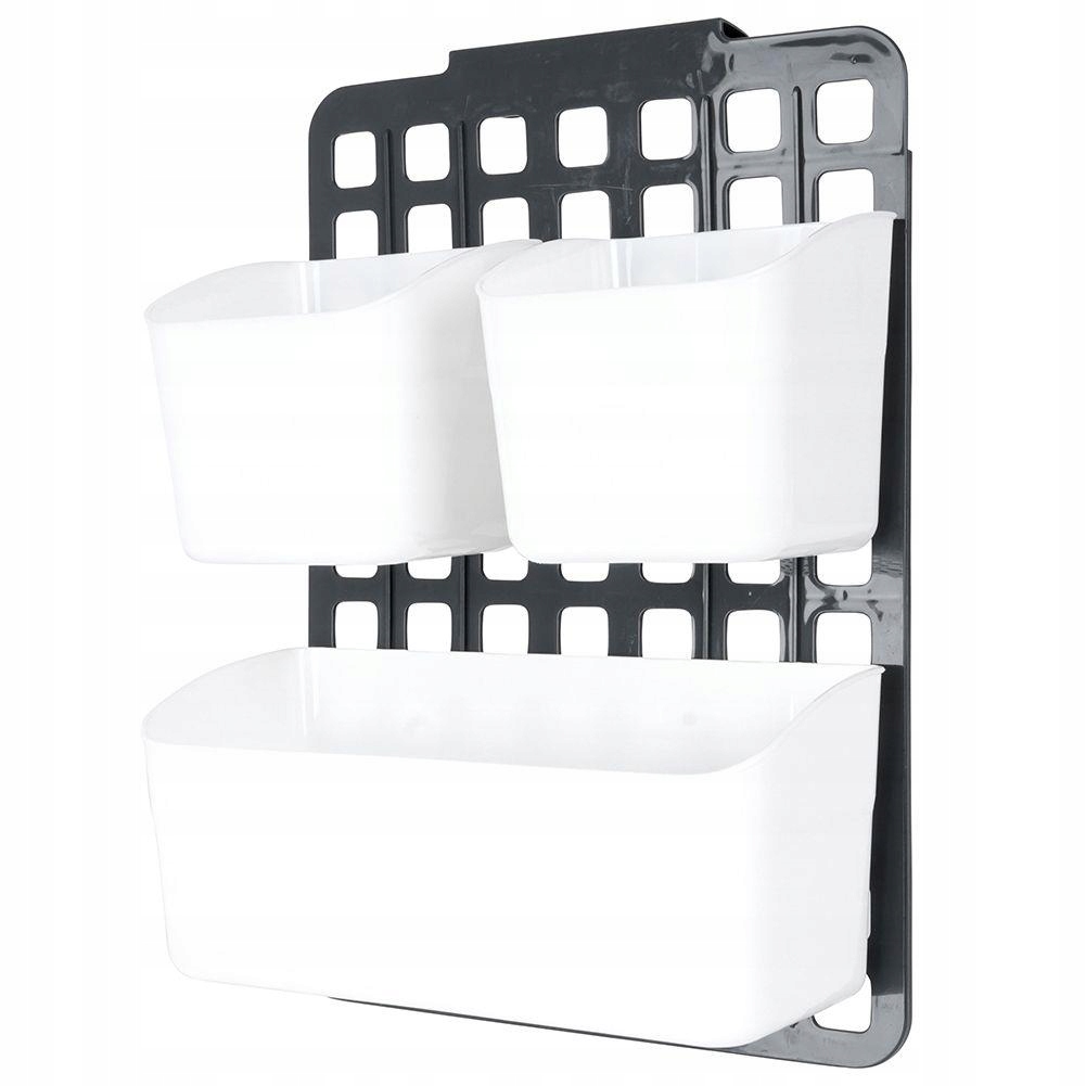 KOSZYK DO ZAWIESZENIA NA DRZWI PÓŁKA ORGANIZER 3x Kod producenta 229014