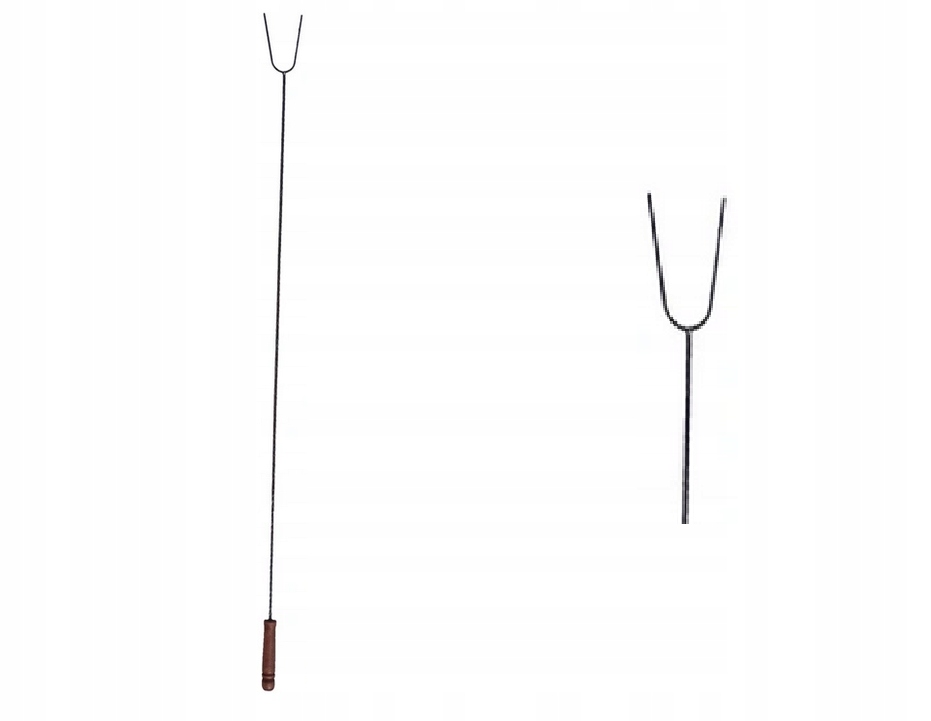 

Kij Na Ognisko Kiełbasę Widelec Widełki 100cm 1x