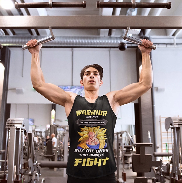 TANK TOP DRAGONBALL DBZ WARRIOR Rozmiar S