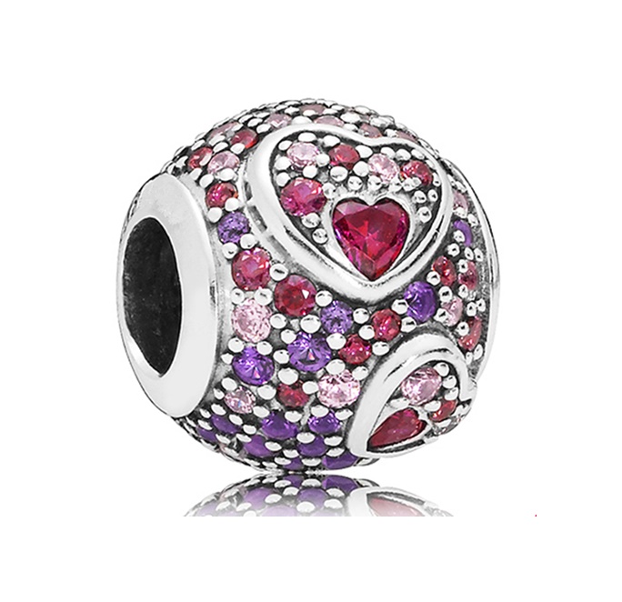 

Zawieszka Charms Koralik do Pandora Czerwona