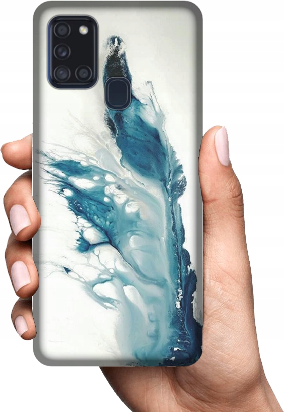 Obudowa Etui Na Samsung Galaxy A21S Szkło marmur