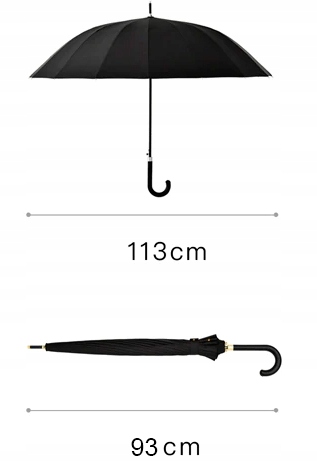 PARASOL RZĄDOWY EXCLUSIV DUŻY XXL PREZYDENCKI Elegancki mocny EAN (GTIN) 5906022612571