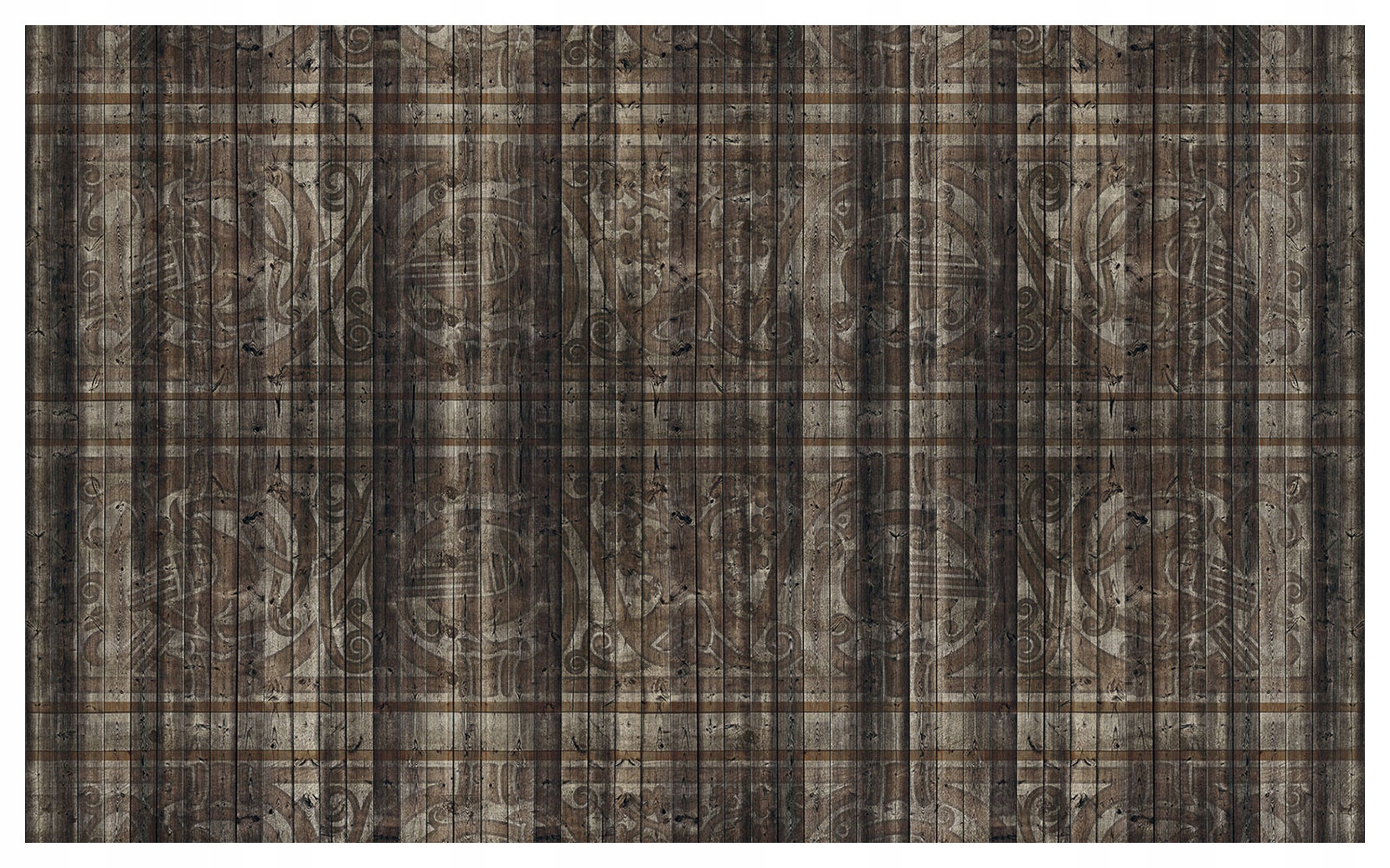 Vliesová fototapeta Dřevo Ornament Tmavé desky Vzor 254x184 lepidlo