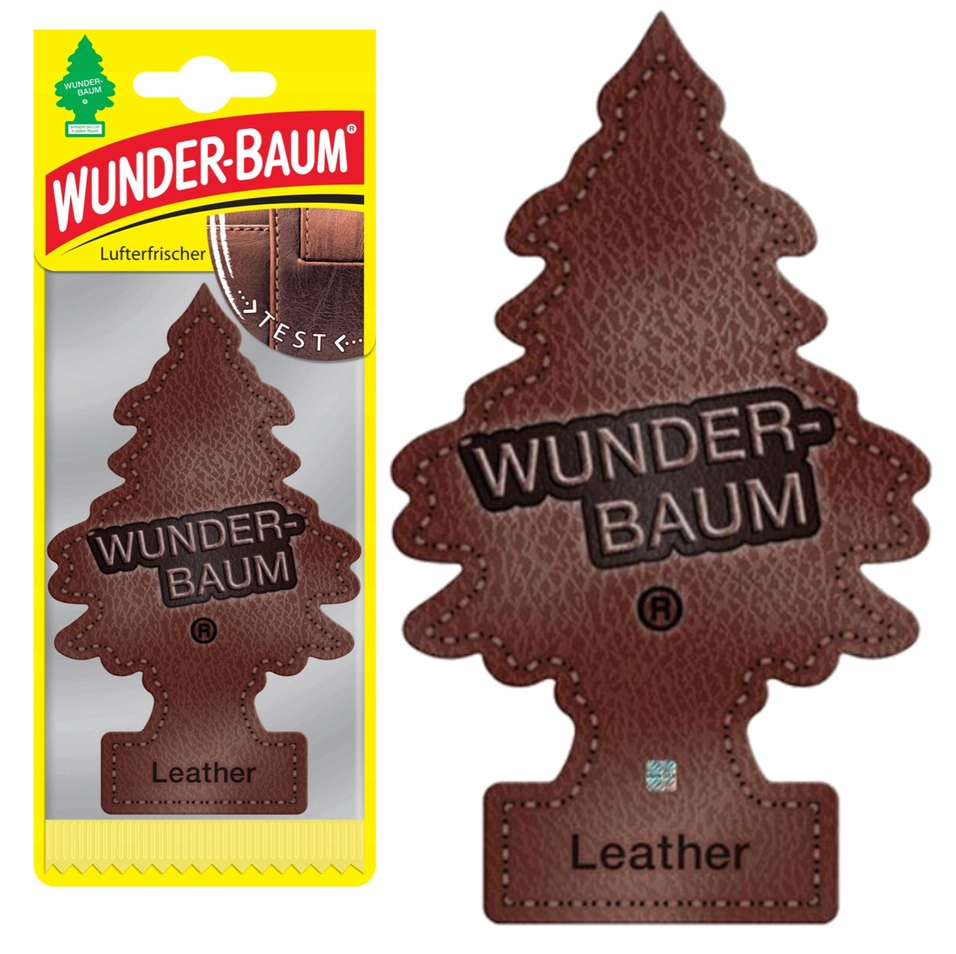 

Wunder-baum Zapach samochodowy auta Skóra Leather