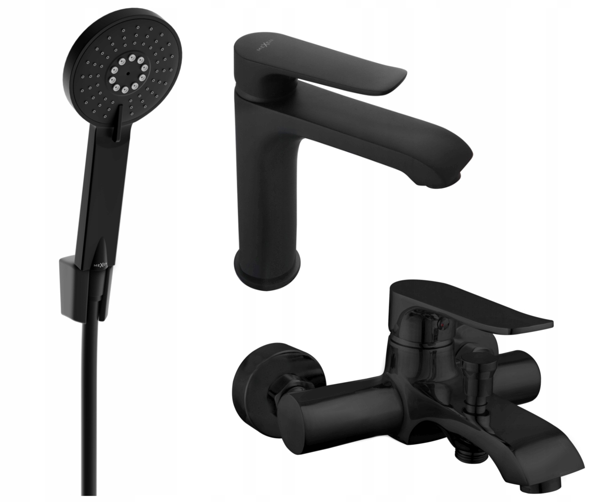 

Mexen Pecos R40 Zestaw Wannowy Bateria Czarny