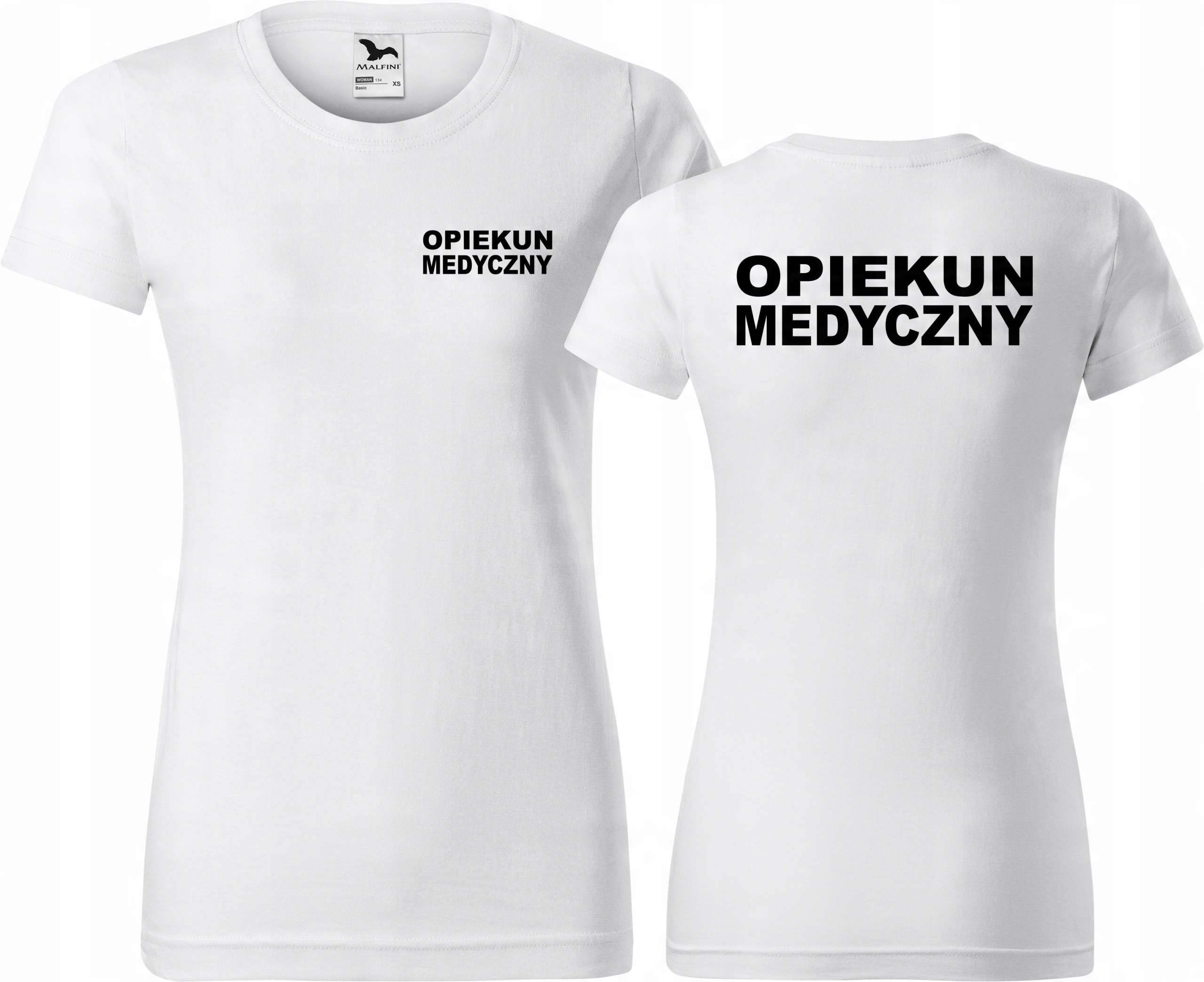 

Damska koszulka medyczna opiekun medyczny bawełna