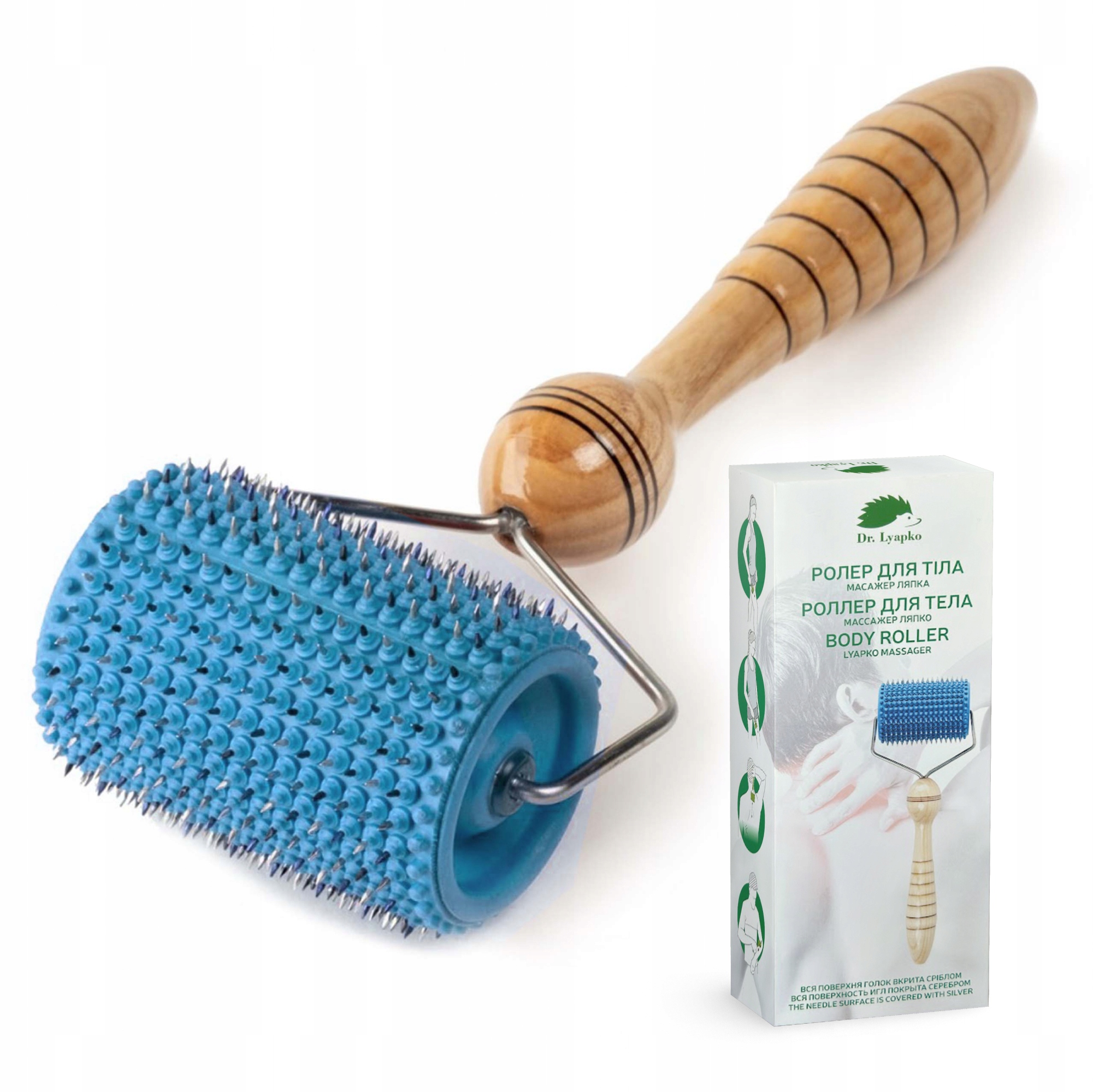 Aplikator Wieloigłowy Wałek Lyapko Masażer Liftingujący Bez Niklu 3,5 MM