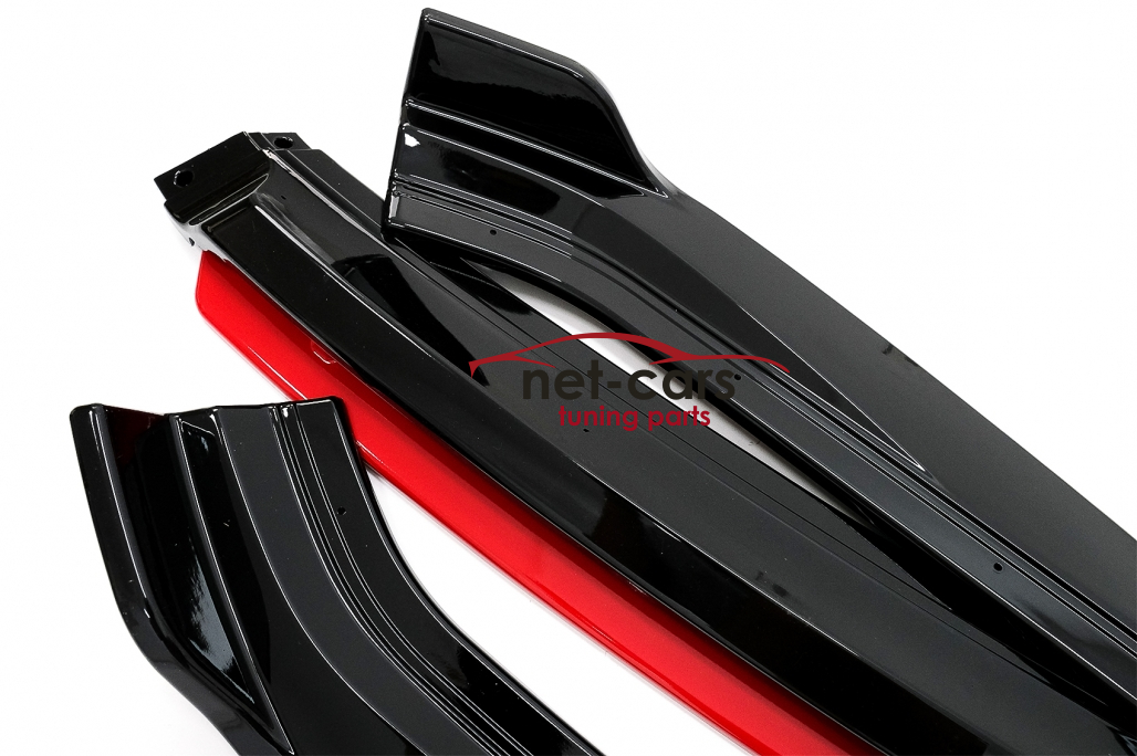 SPOILER DOKLADKA ZDERZAK GOLF 7.5 17- POLYSK B RED Strona zabudowy przód