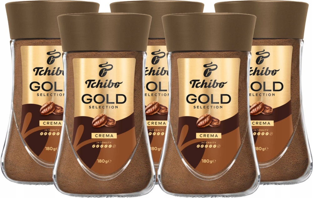 Kawa rozpuszczalna Tchibo Gold Crema 180g x5