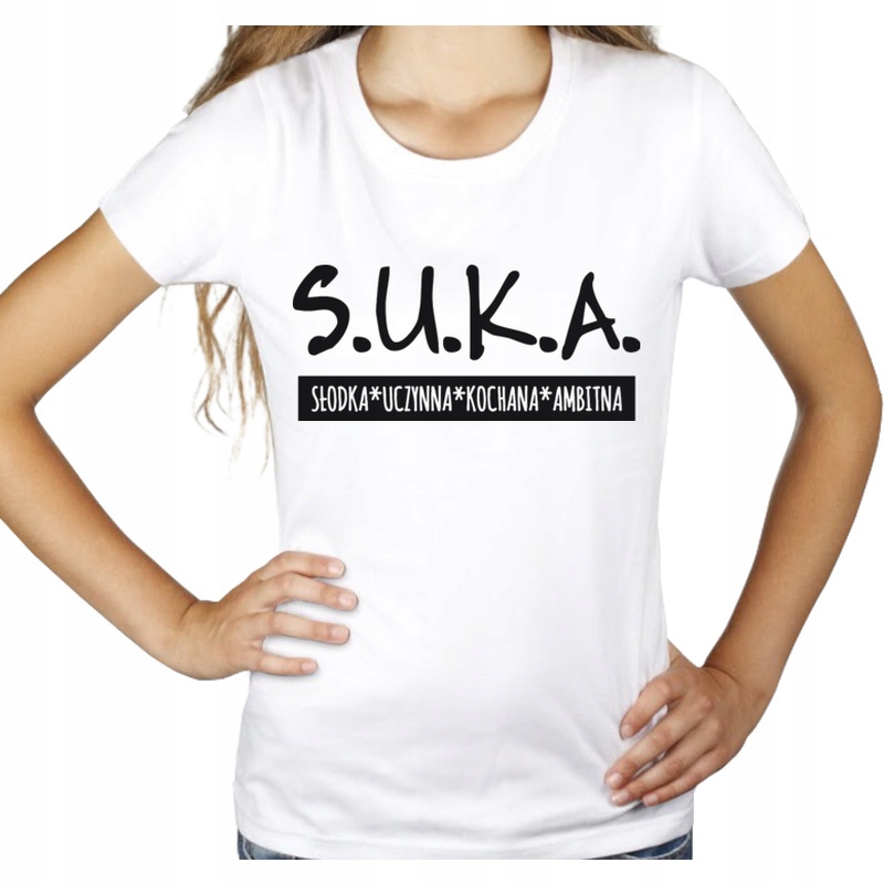 

dla dziewczyny Suka Koszulka damska