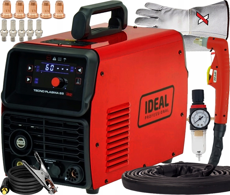 Przecinarka Plazmowa Do Cięcia Metali Ideal Tecno Plasma 65 Led Plazma Cut