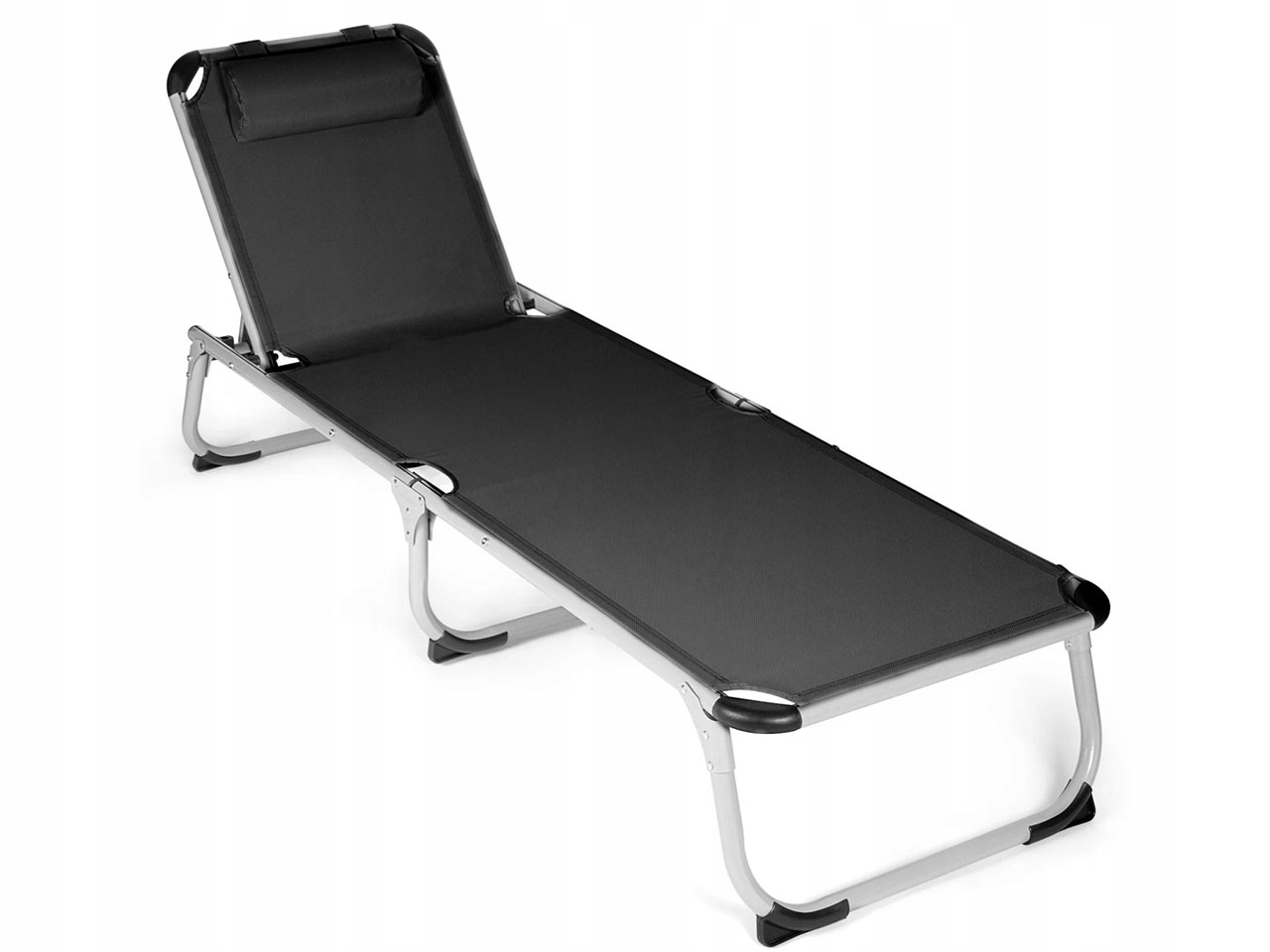 Záhradné ležadlo Park Alley čierne PA-5227