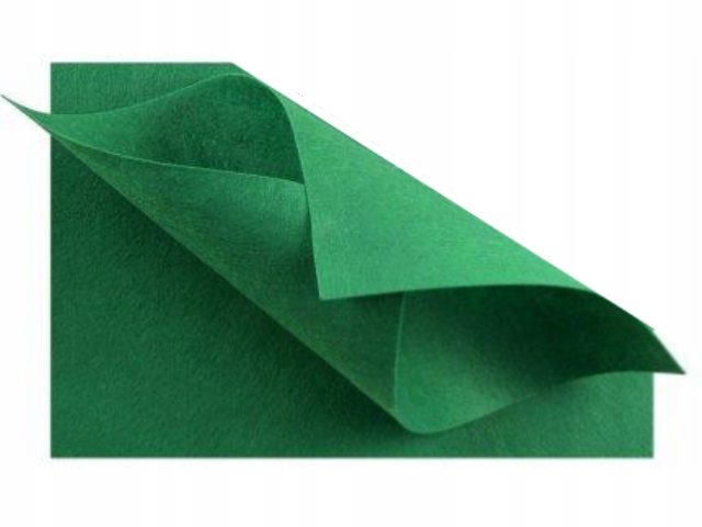 Filc dekoracyjny 2 mm Arkusz 20x30 cm A4 Ciemny Zielony