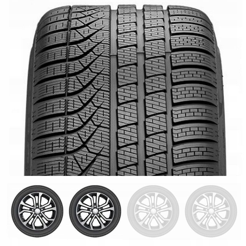 2x зимние шины 275 / 35R20 Pirelli P Zero Winter