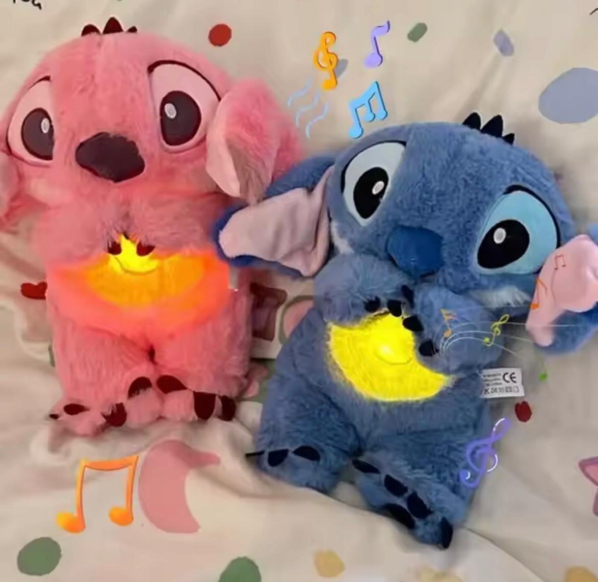 PRZYTULANKA MASKOTKA STICH USPOKAJACZ MIŚ SZUMIŚ ODDYCHAJĄCA STITCH Kod producenta 1