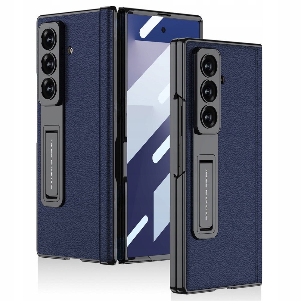 Etui Gkk Hybrid Do Galaxy Z Fold 7 Case Z Szybką Podstawką Ochrona Aparatu