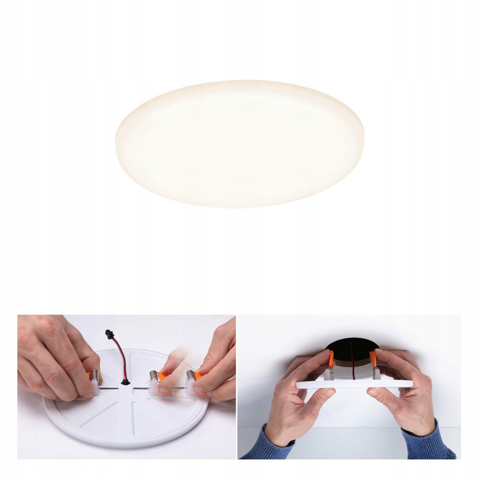 Paulmann Led vestavné svítidlo Veluna VariFit 8,5W IP44 3000K satén 125 mm