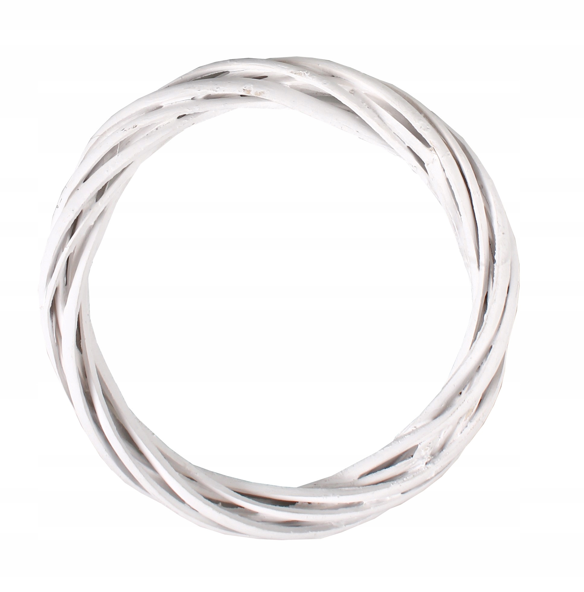 

Biały Wianek Wiklinowy Ring Koło śr.15cm