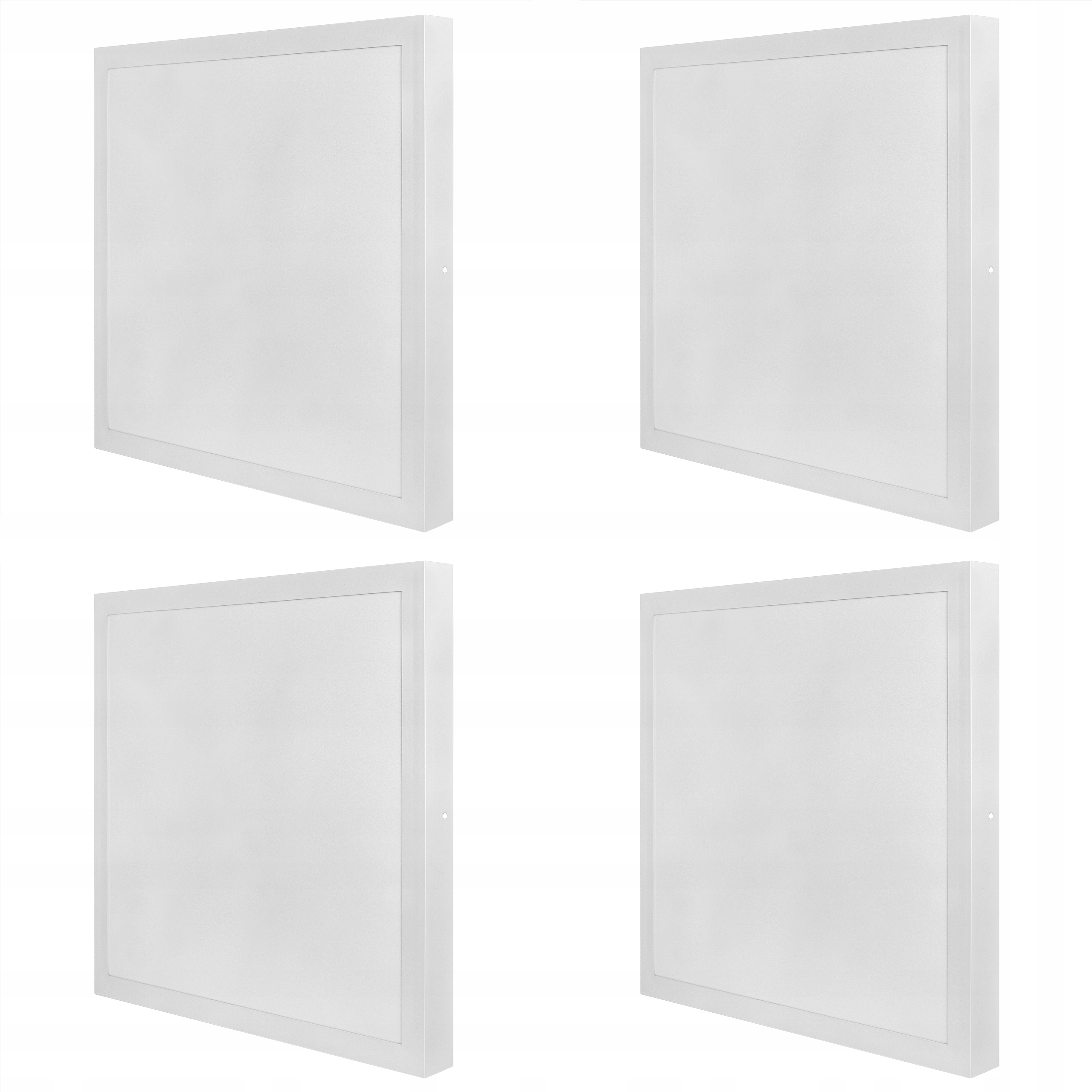Led Panel Natynkový Stropné Svietidlo Masterled Štvorcová lampa 36W 40x40 cm Biela 4x