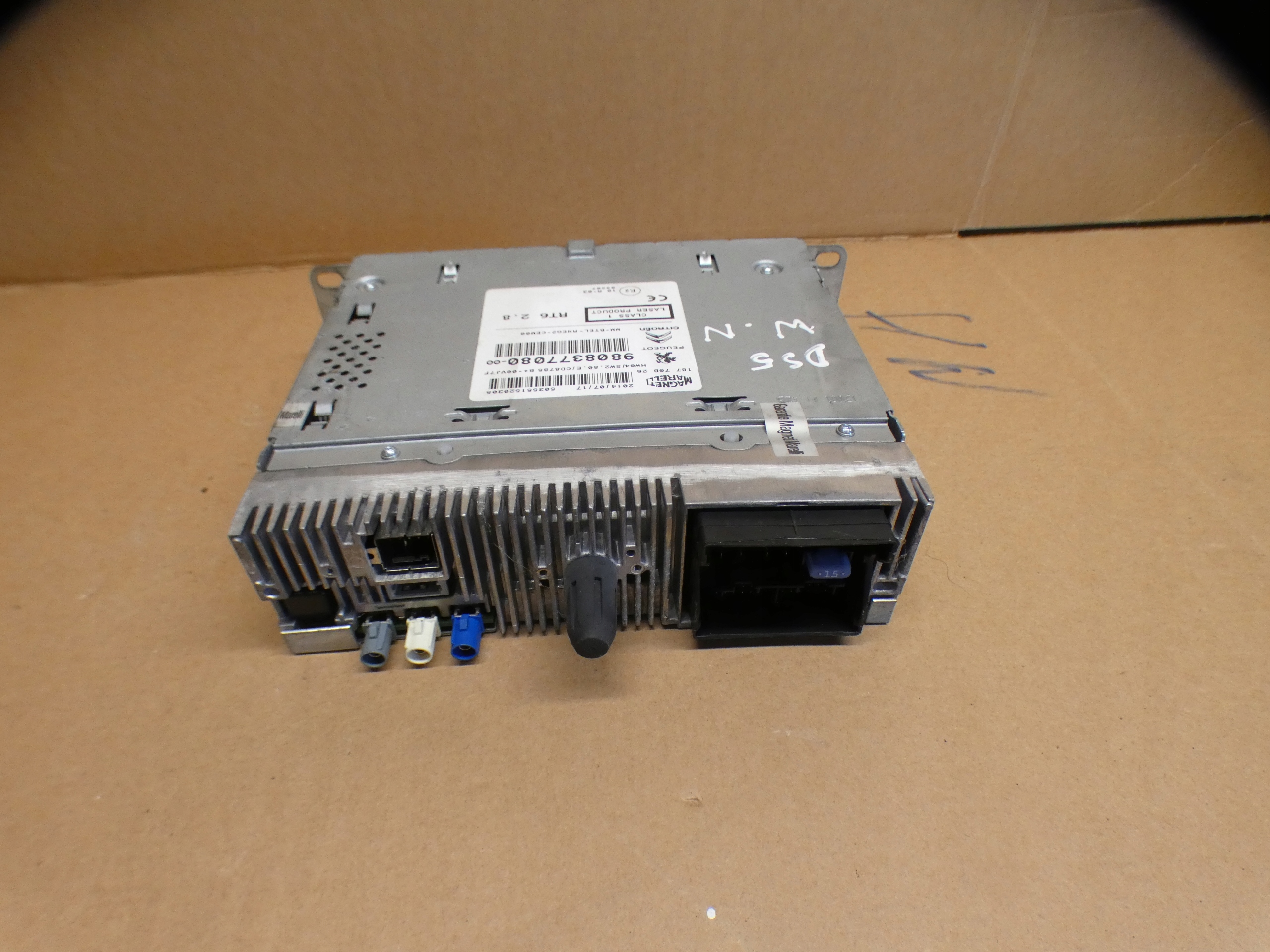 RADIO FABRYCZNE Navigation CITROEN DS5 2011-2015 9808377080