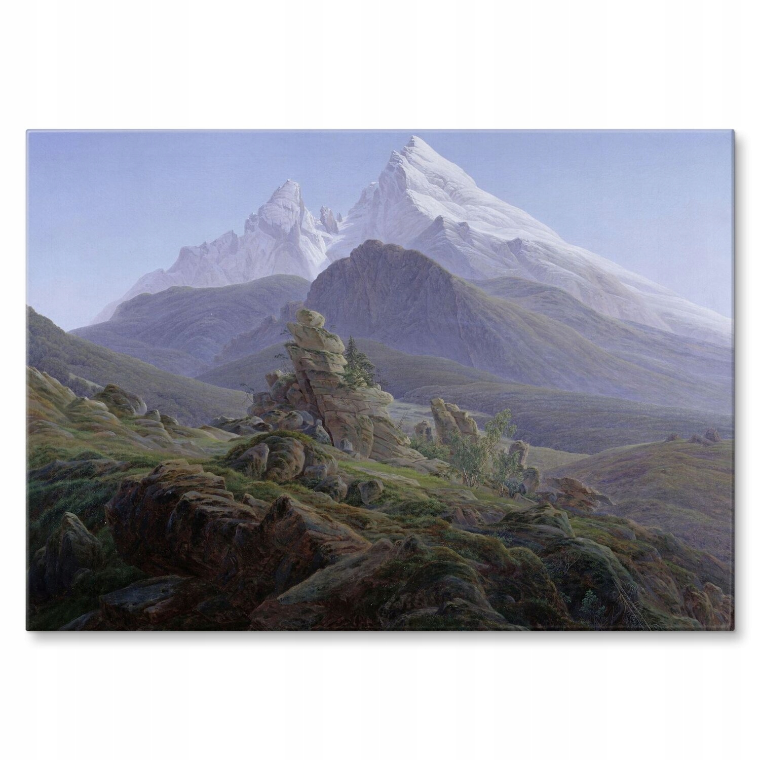 Kovový plakát The Watzmann Friedrich Dárek 42 x 59 cm