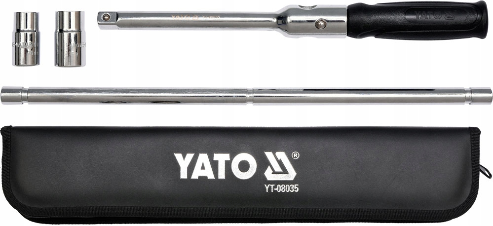 KLUCZ DO KÓŁ SAMOCHODOWYCH SKŁADANY 4 NASADKI ETUI