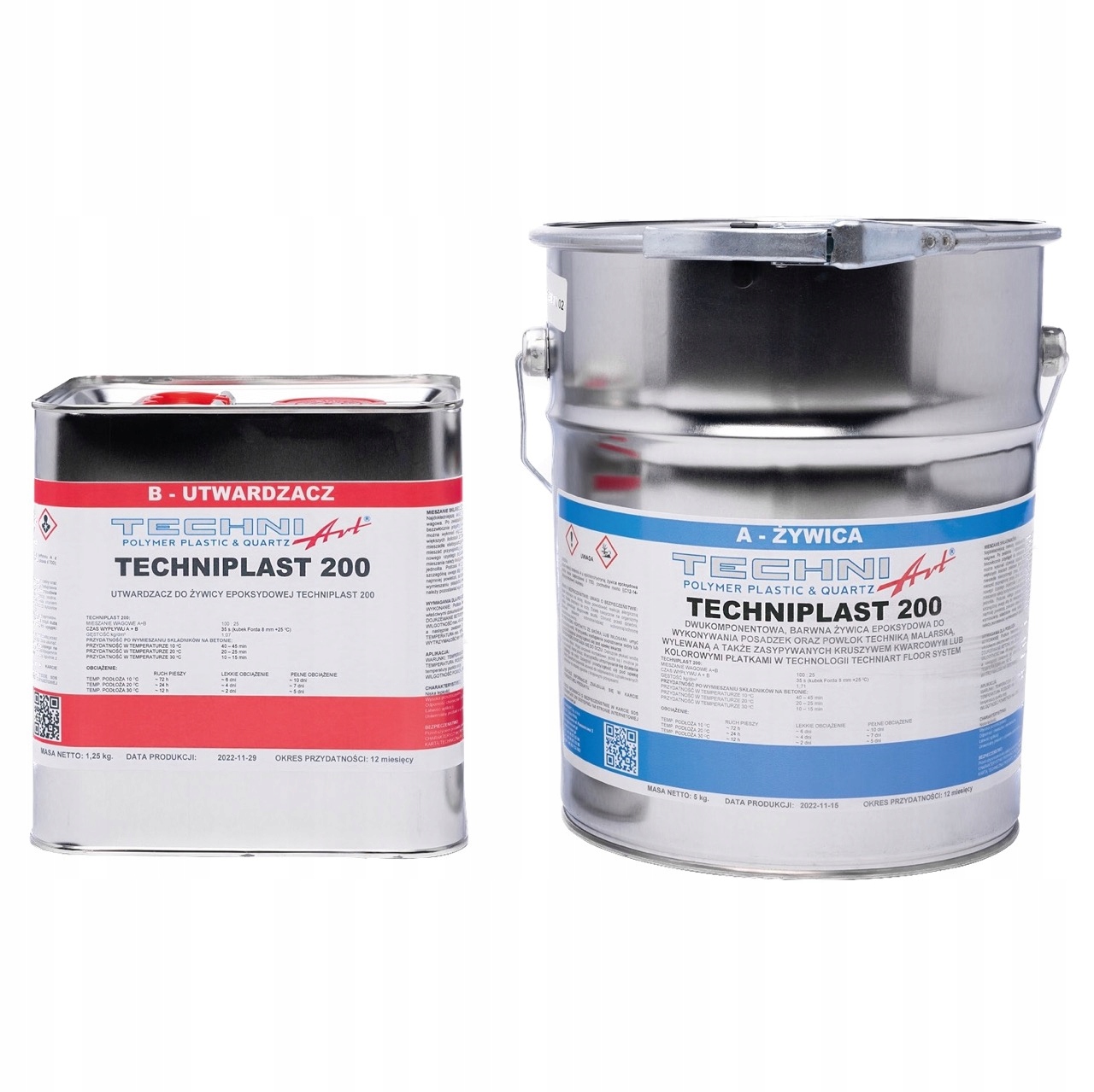 Techniplast epoxidová pryskyřice do garáže pro sklepní podlahu 6,25 kg Ral 7032