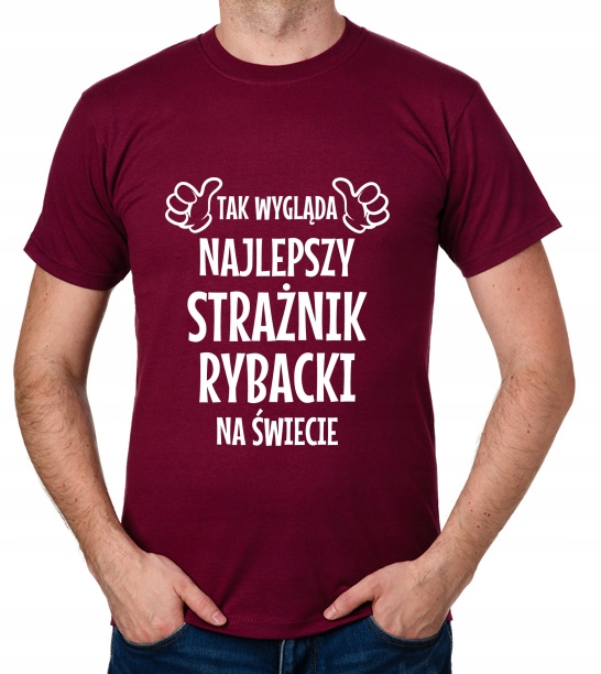 

koszulka Najlepszy Strażnik Rybacki prezent