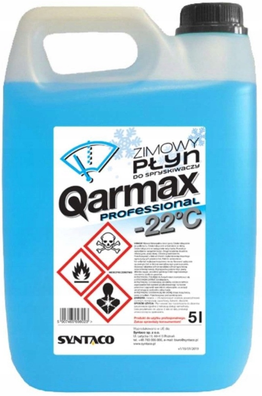 

Płyn do spryskiwaczy Zimowy -22 St. 5L Metanol