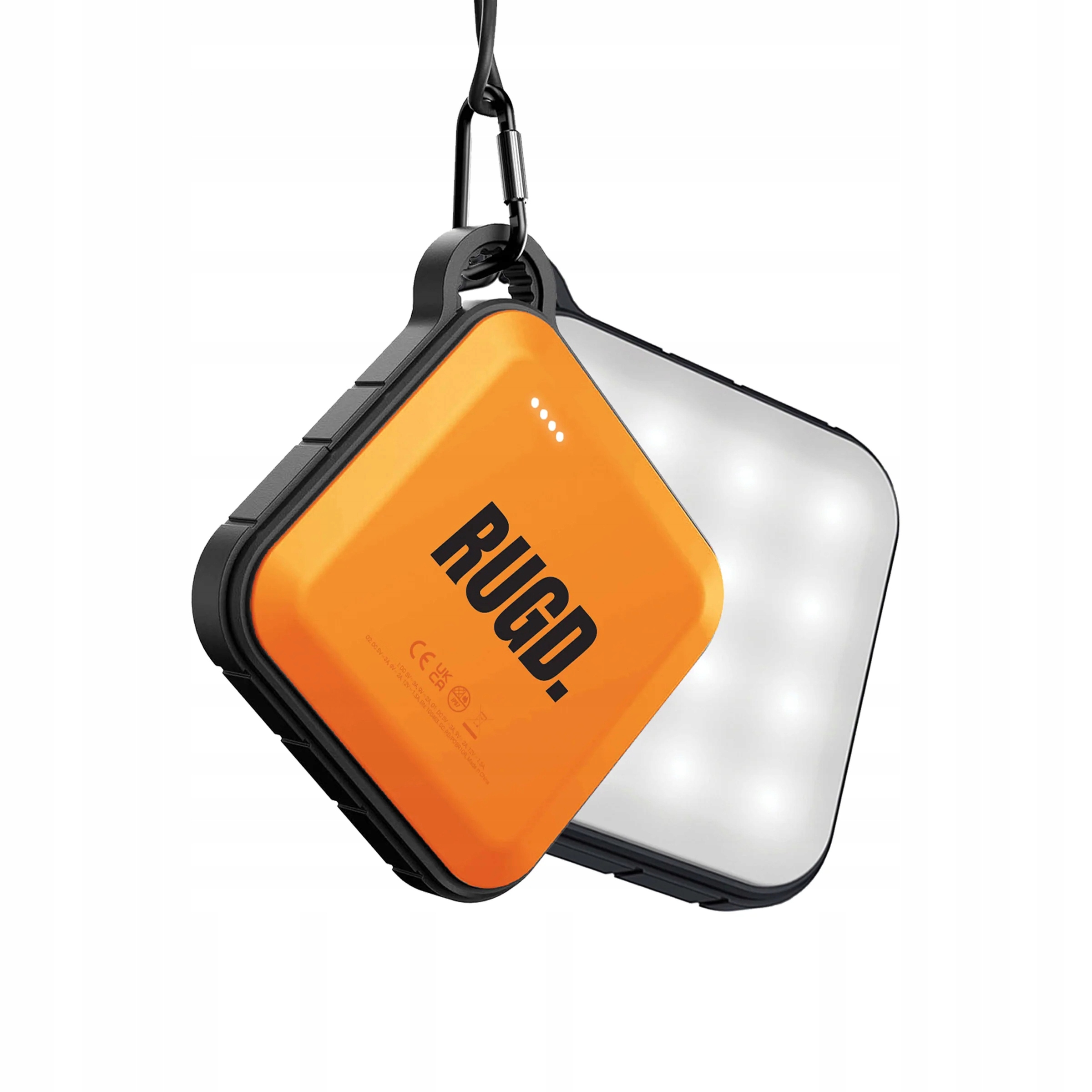 Powerbank Rugd Power Brick 18W Baterka 1300lm Sos IP67 s karabínou