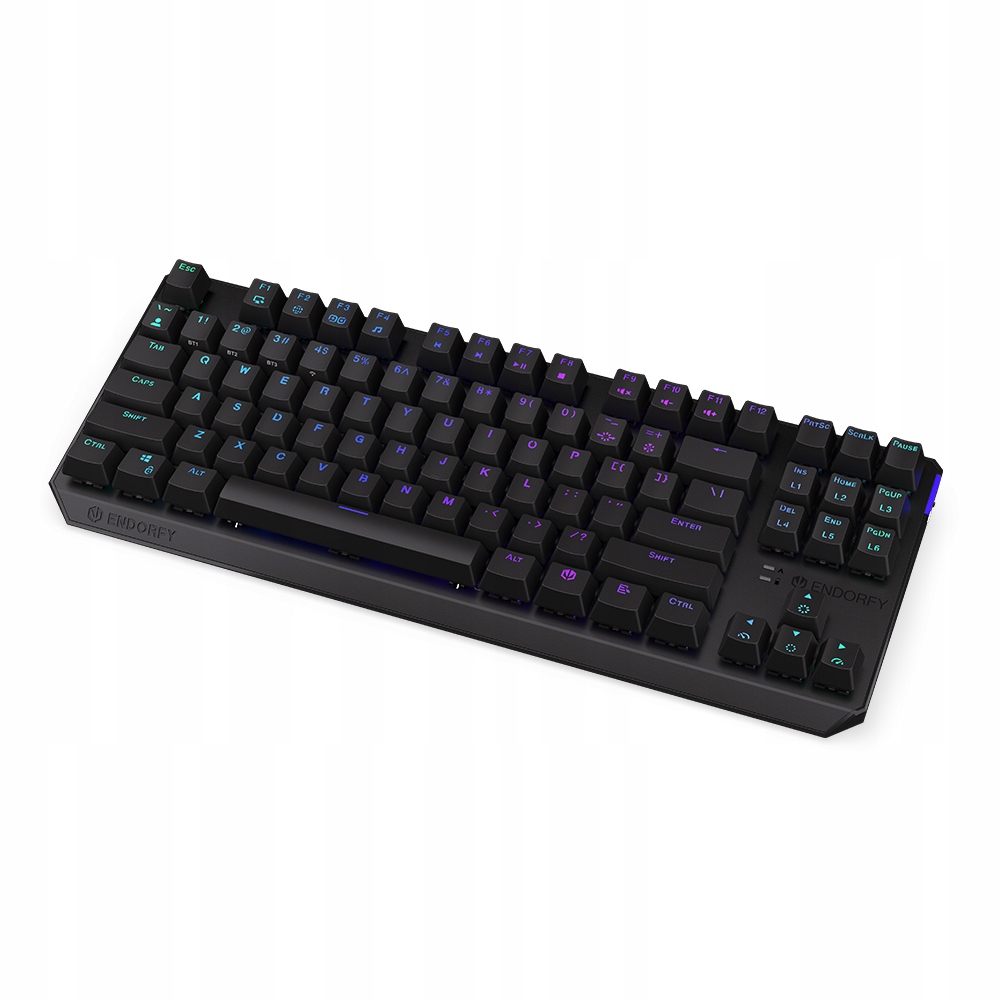 Klawiatura Endorfy Thock Tkl Wireless Red, Kailh Box Red, 2.4GHz, Bt