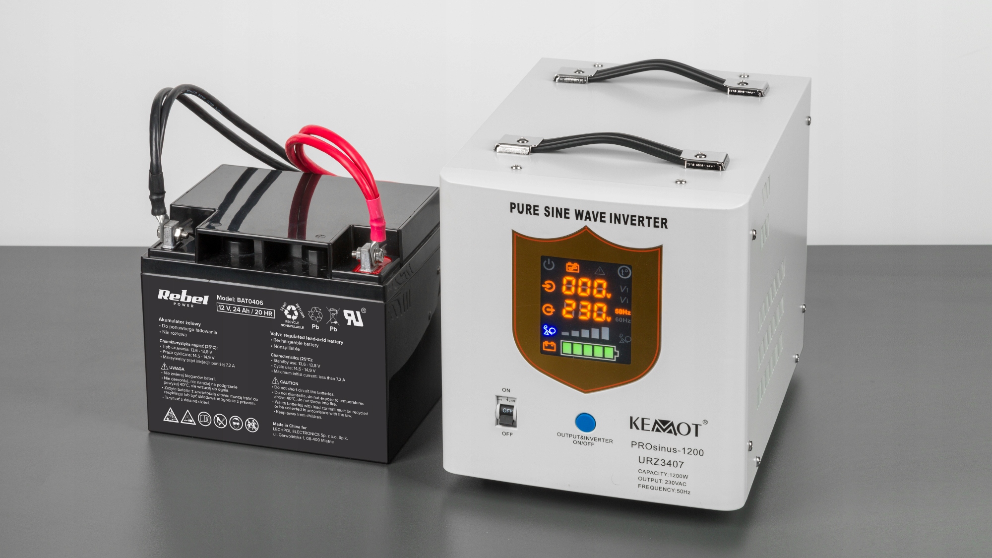 Akumulator żelowy 6 V / 4,5 Ah Stan opakowania oryginalne