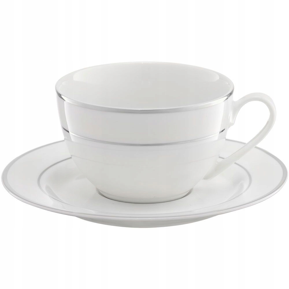 

Ambition Aura Silver Serwis Kawowy 12 El Porcelana