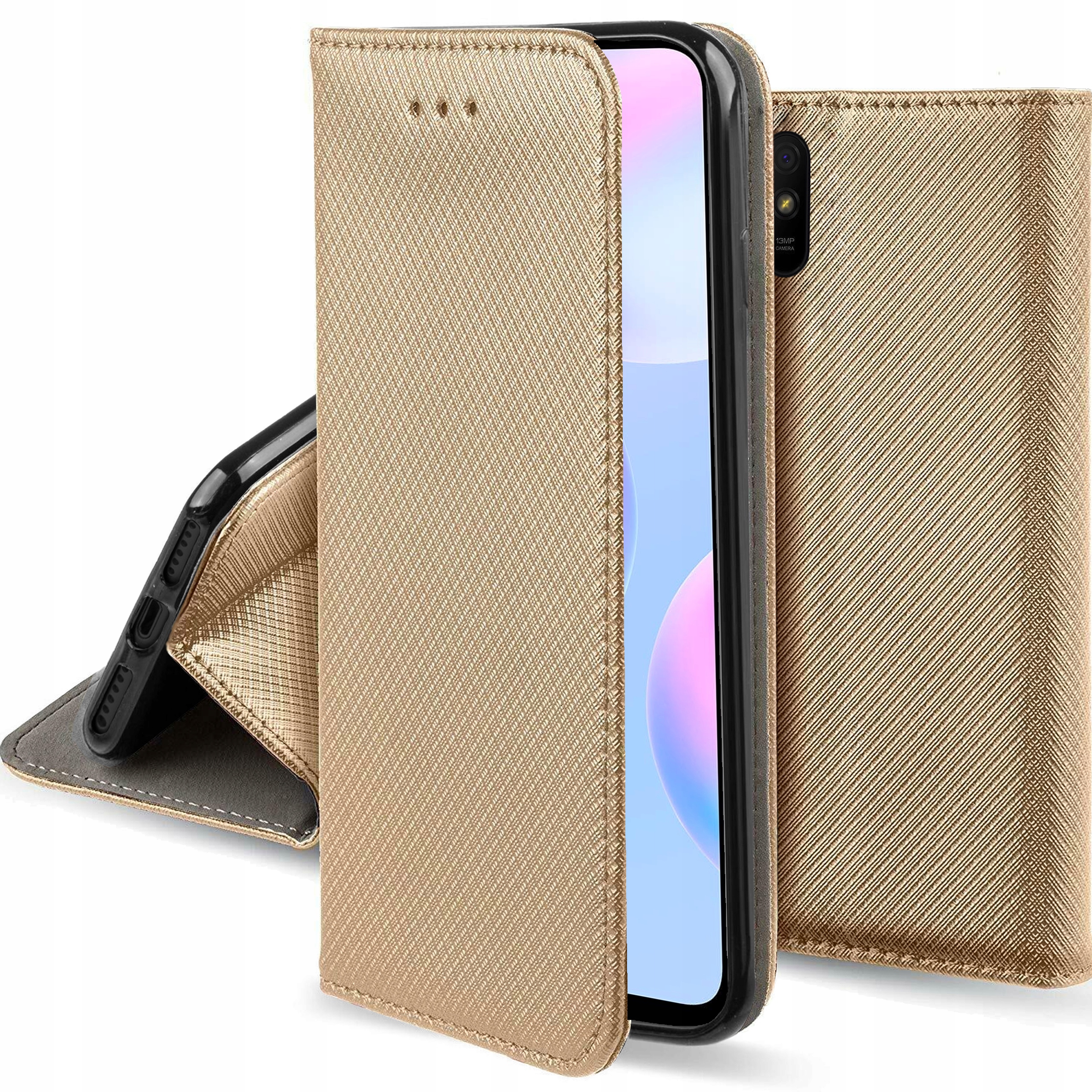 ETUI SMART MAGNET + SZKŁO 9H do Xiaomi Redmi 9A Kod producenta Portfel na magnes 22312